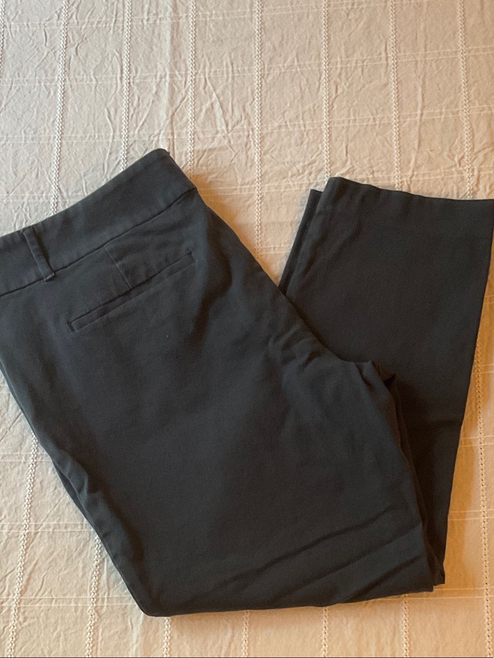 Loft Women’s Blue Skinny Ankle Trousers - Tailored Office Wear